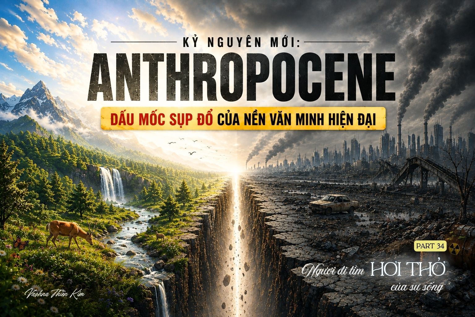 Tập 34: KỶ NGUYÊN MỚI: ANTHROPOCENE - DẤU MỐC SỤP ĐỔ CỦA NỀN VĂN MINH HIỆN ĐẠI?